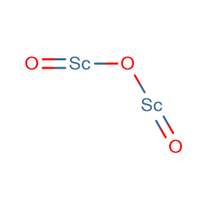 Scandium oxide,CAS No. 12060-08-1.