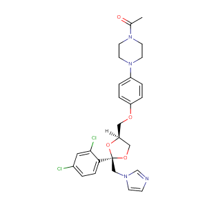 ketoconazole,CAS No. 65277-42-1.