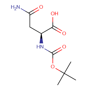 Nα-(tert-butoxycarbonyl)-L-asparagine,CAS No. 7536-55-2.