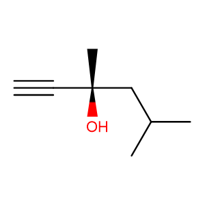 1-Hexyn-3-ol, 3,5-dimethyl-,CAS No. 107-54-0.