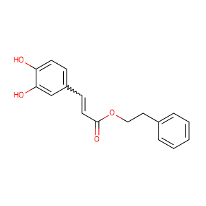 Phenethyl caffeate,CAS No. 104594-70-9.