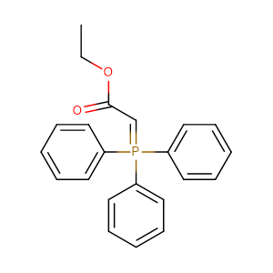 (Carbethoxymethylene)triphenylphosphorane,CAS No. 1099-45-2.