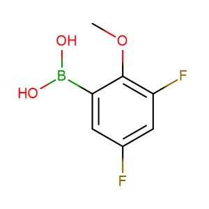 3,5 - Difluoro - 2 - methoxyphenylboronic acid,CAS No. 737000-76-9.