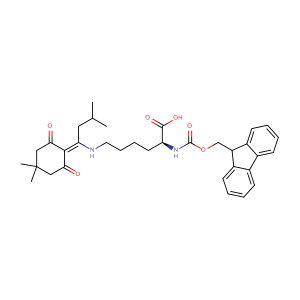 N-Fmoc-N'-[1-(4,4-Dimethyl-2,6-dioxocyclohex-1-ylidene)-3-methylbutyl]-L-lysine,CAS No. 204777-78-6.
