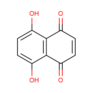 5,8-Dihydroxy-1,4-naphthoquinone,CAS No. 475-38-7.