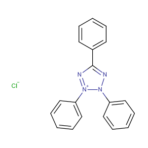 2,3,5-Triphenyltetrazolium chloride,CAS No. 298-96-4.
