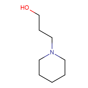 1-Piperidinepropanol,CAS No. 104-58-5.