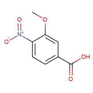 3-Methoxy-4-nitrobenzoic acid,CAS No. 5081-36-7.