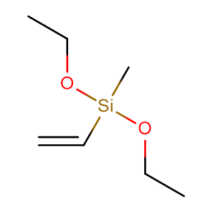 Diethoxy(methyl)vinylsilane,CAS No. 5507-44-8.