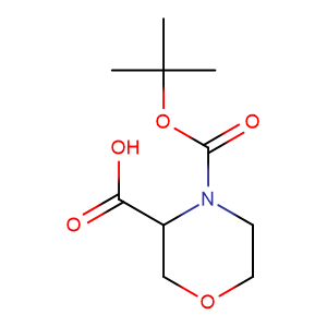4-(tert-butoxycarbonyl)morpholine-3-carboxylic acid,CAS No. 212650-43-6.