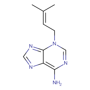 N6-(delta 2-Isopentenyl)-adenine,CAS No. 2365-40-4.