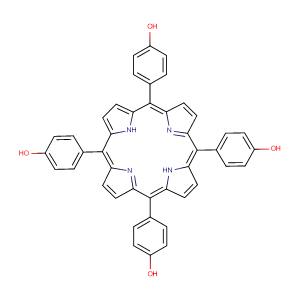 5,10,15,20-Tetrakis(4-hydroxyphenyl)porphyrin,CAS No. 51094-17-8.