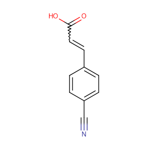4-Cyanocinnamic acid,CAS No. 18664-39-6.