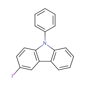 3-Iodo-N-phenylcarbazole,CAS No. 502161-03-7.