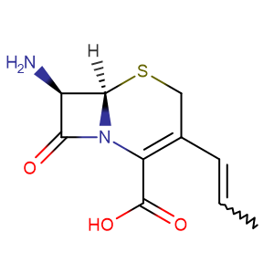 (6R,7R)-7-Amino-8-oxo-3-(1-propenyl)-5-thia-1-azabicyclo[4.2.0]oct-2-ene-2-carboxylic acid,CAS No. 120709-09-3.