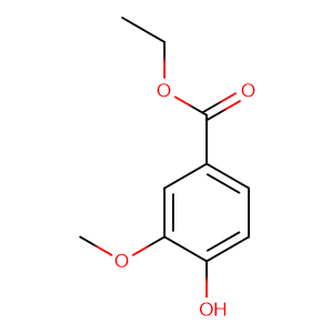 Ethyl 4-hydroxy-3-methoxybenzoate,CAS No. 617-05-0.