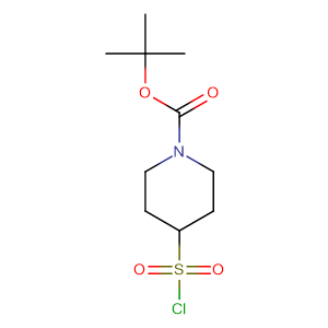 4-Chlorosulfonylpiperidine-1-carboxylic acid tert-butyl ester,CAS No. 782501-25-1.