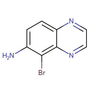 5-Bromoquinoxalin-6-amine,CAS No. 50358-63-9.