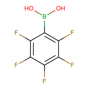 Perfluorophenylboronic acid,CAS No. 1582-24-7.
