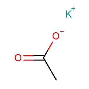 Potassium Acetate,CAS No. 127-08-2.