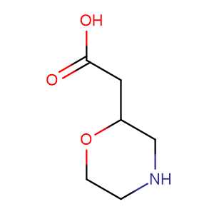 2-Morpholineaceticacid,CAS No. 180863-27-8.