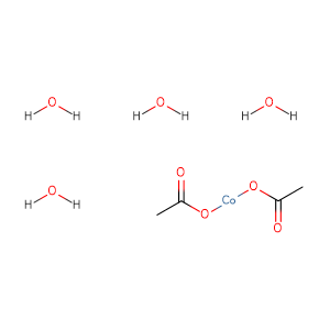 Cobalt(II) acetate tetrahydrate,CAS No. 6147-53-1.