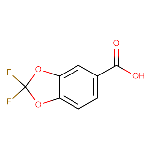 2,2-Difluorobenzo[d][1,3]dioxole-5-carboxylic acid,CAS No. 656-46-2.