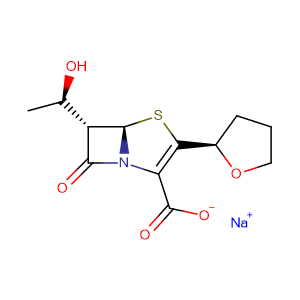 Faropenem sodium,CAS No. 122547-49-3.