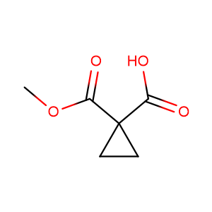 1,1-Cyclopropanedicarboxylic acid monomethyl ester,CAS No. 113020-21-6.