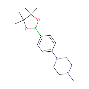 4-(4-Methylpiperazin-1-yl)phenylboronic Acid Pinacol Ester,CAS No. 747413-21-4.