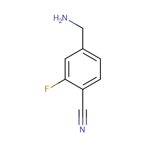4-(Aminomethyl)-2-fluorobenzonitrile,CAS No. 368426-73-7.