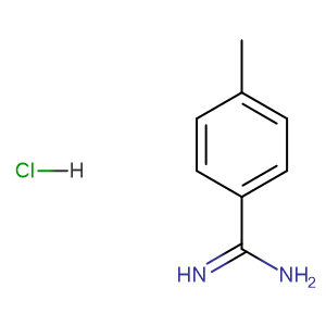 4-Methylbenzene-1-carboximidamide hydrochloride,CAS No. 6326-27-8.