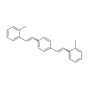 Benzene, 1,4-bis[2-(2-methylphenyl)ethenyl]-,CAS No. 13280-61-0.