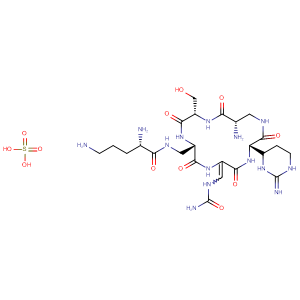 Capastat sulfate,CAS No. 1405-37-4.
