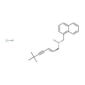 Terbinafine hydrochloride,CAS No. 78628-80-5.