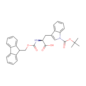 N-(9-fluorenyl)methoxycarbonyl-Trp(Boc)-OH,CAS No. 143824-78-6.