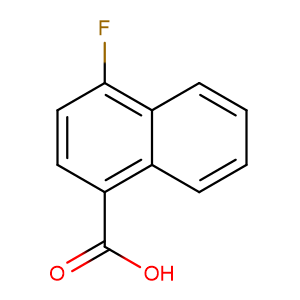 4-fluoro-1-naphthoic acid,CAS No. 573-03-5.