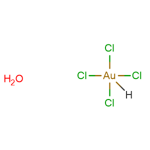 Gold chloride,CAS No. 16961-25-4.