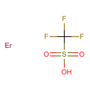 Erbium(III) trifluoromethanesulfonate,CAS No. 139177-64-3.