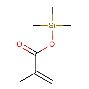 Trimethylsilyl 2-methylpropenoate,CAS No. 13688-56-7.
