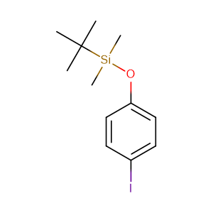 1-iodo-4-[[dimethyl(1,1-dimethylethyl)silyl]oxy]-benzene,CAS No. 133430-99-6.