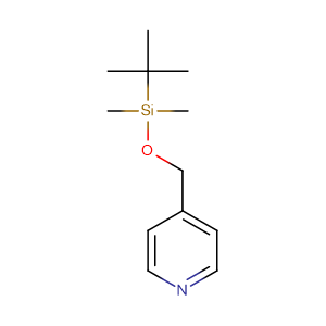 4-(t-butyldimethyl-silyloxy)methyl pyridine,CAS No. 117423-41-3.
