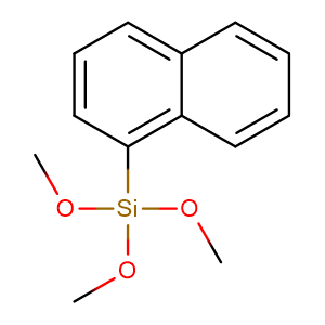 Trimethoxy(naphthalen-1-yl)silane,CAS No. 18052-76-1.