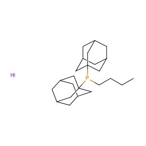 Di(1-adamantyl)-n-butylphosphinehydriodide,CAS No. 714951-87-8.