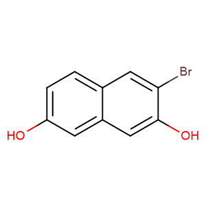 3-bromonaphthalene-2,7-diol,CAS No. 102653-36-1.