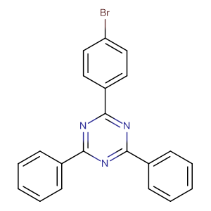 2-(4-bromophenyl)-4,6-diphenyl-1,3,5-triazine,CAS No. 23449-08-3.