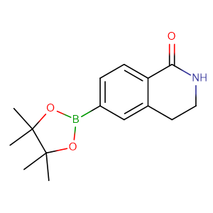 6-(4,4,5,5-tetramethyl-1,3,2-dioxaboralan-2-yl)-3,4-dihydro-2H-isoquinolin-1-one,CAS No. 376584-30-4.