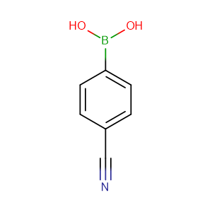 4-Cyanophenylboronic acid,CAS No. 126747-14-6.