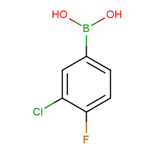 3-Chloro-4-fluorophenylboronic acid,CAS No. 144432-85-9.