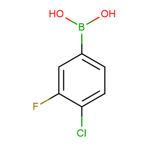 4-Chloro-3-fluorobenzeneboronic acid,CAS No. 137504-86-0.